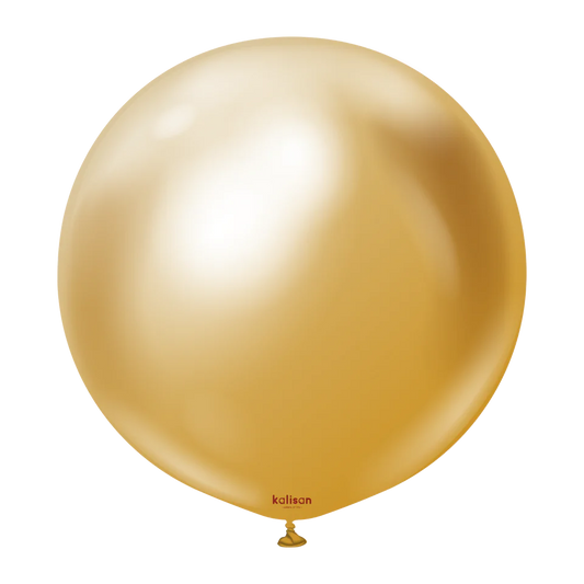 KALISAN LATEX MIRROR GOLD - 18", 25 PIECES
