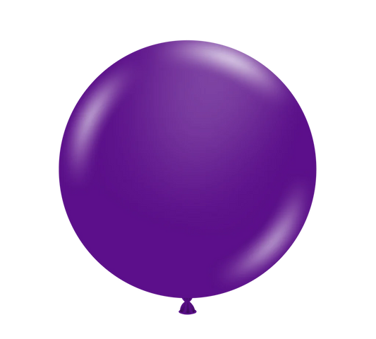 TUFTEX 17IN PLUM PURPLE LATEX BALLOONS 50CT