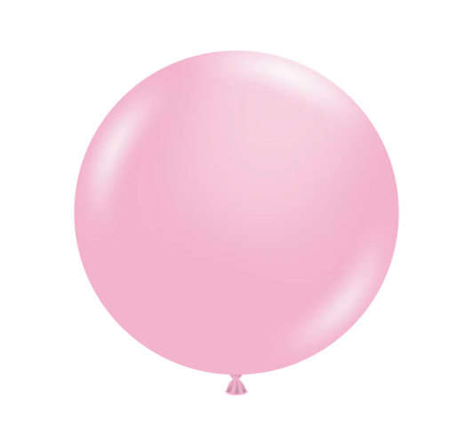 TUFTEX 17IN BABY PINK LATEX BALLOONS 50CT