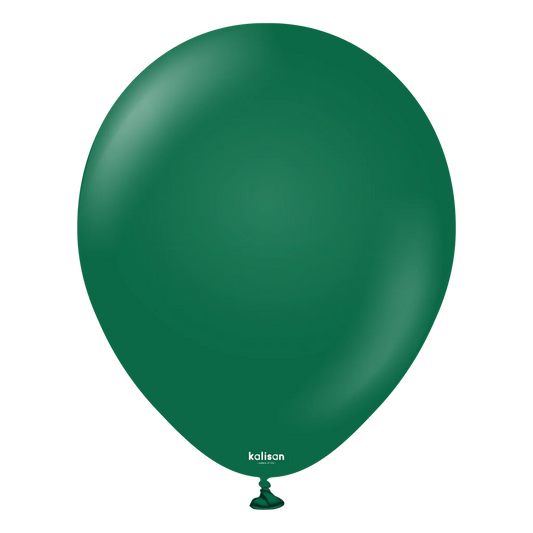 KALISAN LATEX STANDARD DARK GREEN (EMERALD GREEN) - 12", 100 PIECES