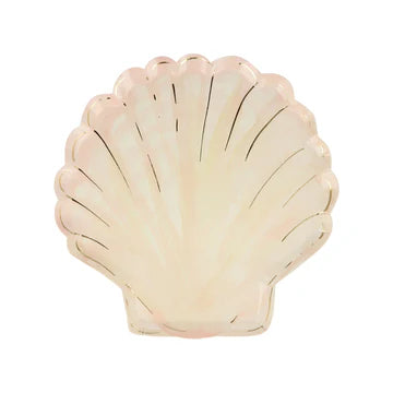Water Color clam shell plates