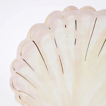 Water Color clam shell plates